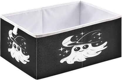 Halloween Black Closet Organizers Storage Cubes Storage Bins Shelf Baskets - Image 2