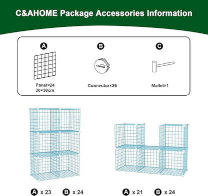 C&AHOME Wire Cube Storage, 6 - Image 7