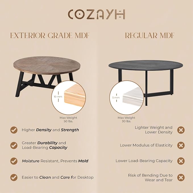 Rustic Farmhouse Coffee Table - Image 5
