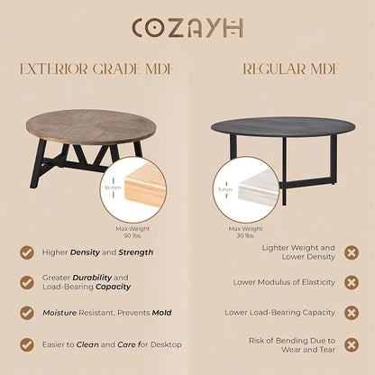 Rustic Farmhouse Coffee Table - Image 5