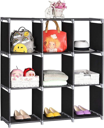 9 Cube Storage Organizer, Closet Storage Shelves by NALLBEIRRAA