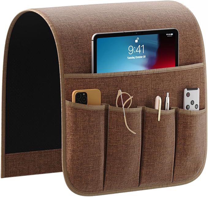 Sofa Armrest Organizer Non-Slip Remote Control Holders by Sixyotie