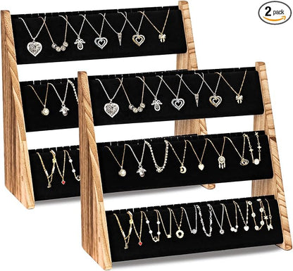 3 Tier Necklace Organizer Stand by Yoimori
