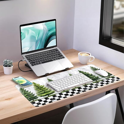 Christmas Tree Gaming Mouse Pad 35.4"x15.7"Desk Mat Anti-Slip Rubber Base & - Image 7