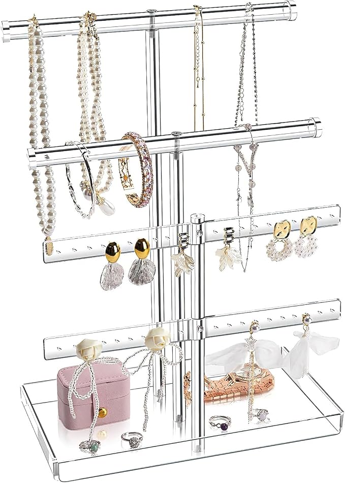 Acrylic Jewelry Organizer Stand by Jolboldy