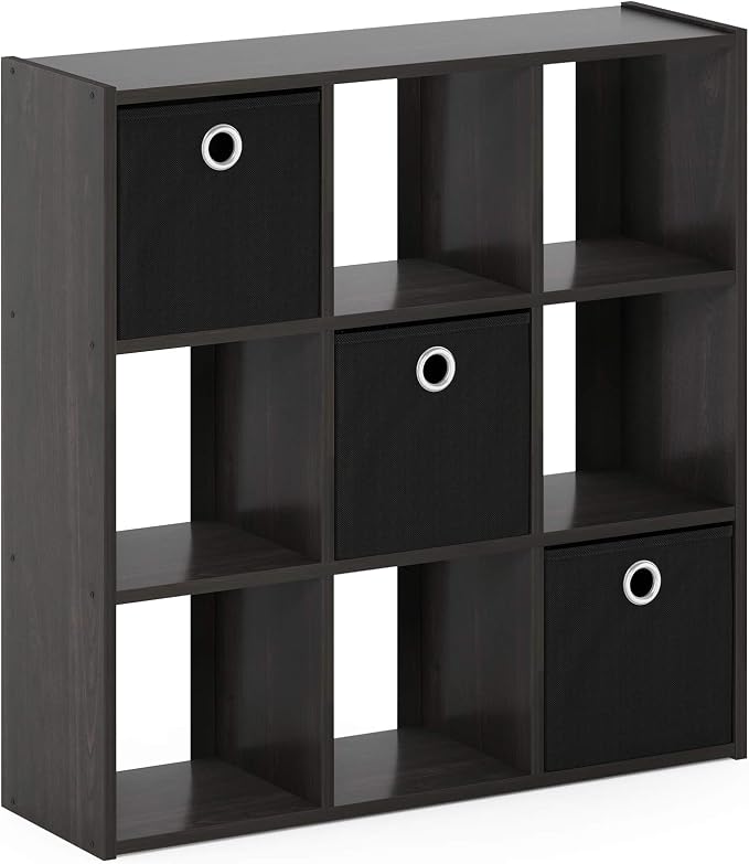 Furinno Simplistic 9-Cube Organizer - Image 5