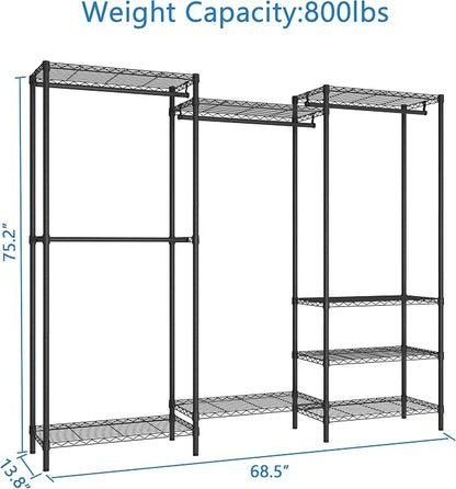 Heavy Duty Garment Rack, Freestanding Clothing Rack - Image 5