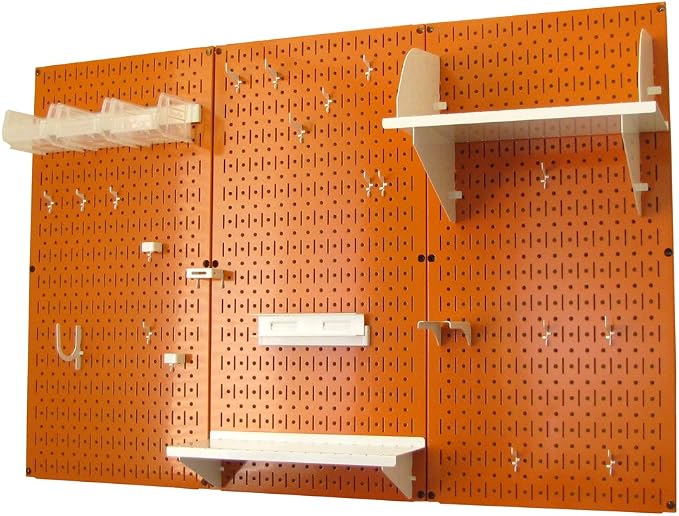 Wall Control Pegboard Organizer 4 ft. Metal Pegboard Standard Tool Storage Kit - Image 2
