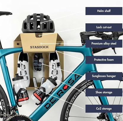 Stasdock Wall Bike Rack | Bike Storage Wall Mount System | - Image 3