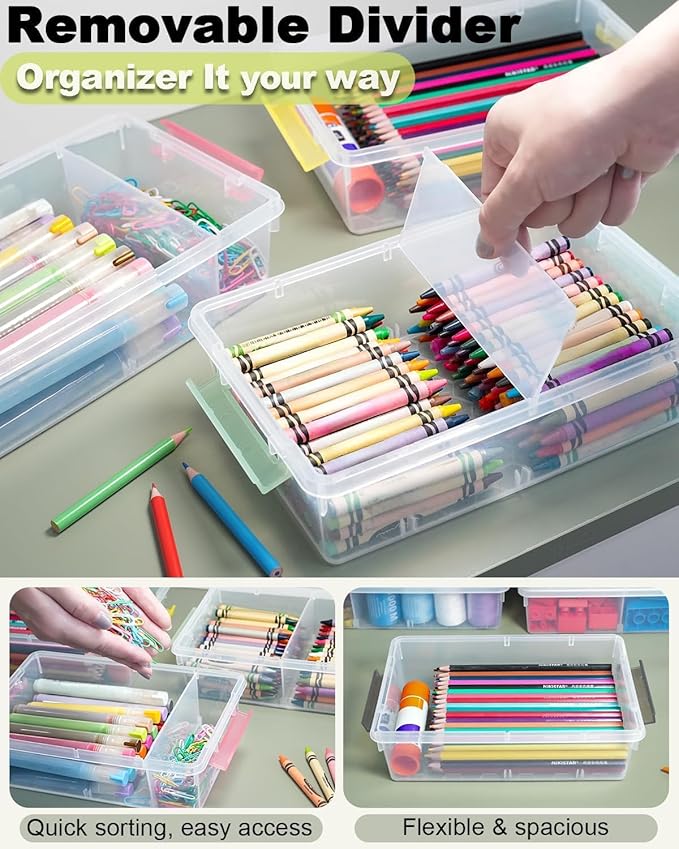 6 Pack Extra Large Pencil Box - Image 3