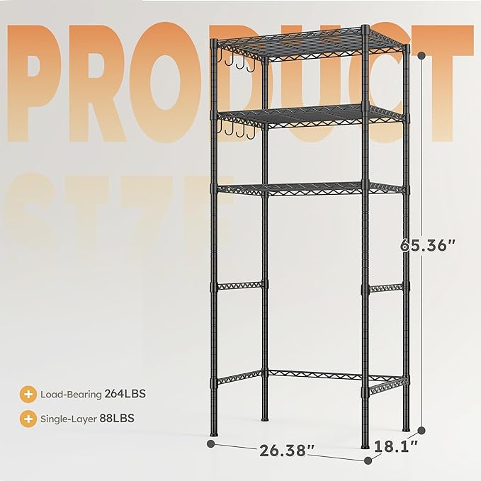 REIBII 3-Tier Mini Fridge Shelf - Image 3