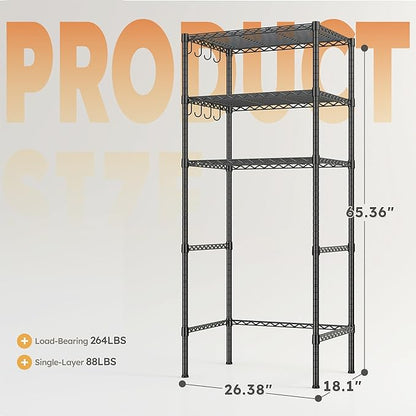 REIBII 3-Tier Mini Fridge Shelf - Image 3