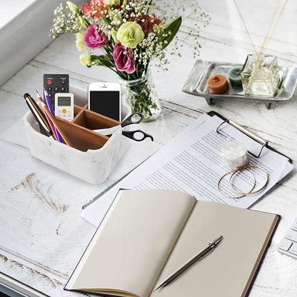 Desk Organizers, Marble Remote Holders - Image 5