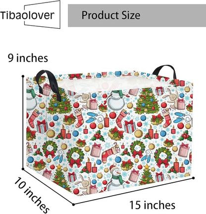 Rectangular Christmas Basket Trick or Treat Spooky Boo Basket - Image 6