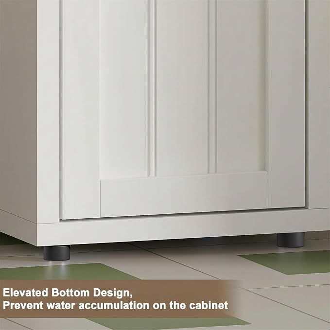 ChooChoo Narrow Bathroom Storage Cabinet - Image 7