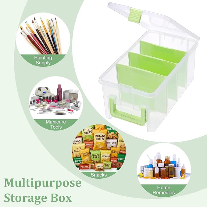 BTSKY Clear Plastic Dividing Storage Box - Image 7