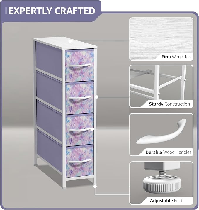 Sorbus Kids Narrow Dresser - Image 4