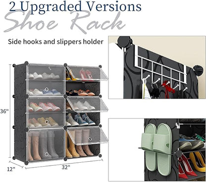 Aeitc 100 Pair Shoe Rack Organizer - Image 2