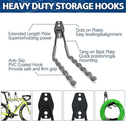 3-H Garage Wall Hooks 20 Pack, Garage Hooks Heavy Duty - Image 4
