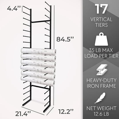 Wall Mount Blueprint Holder Storage Organizer - Image 2