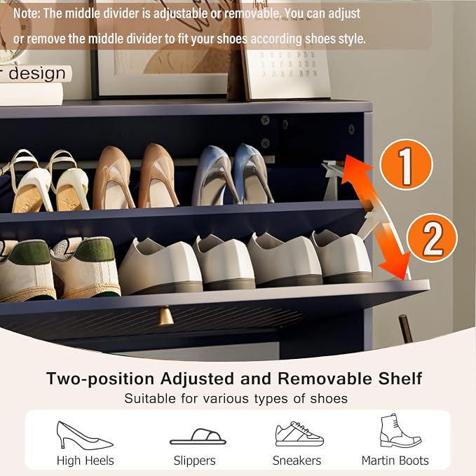 Fsbecl Shoe Storage Cabinet for Entryway - Image 5