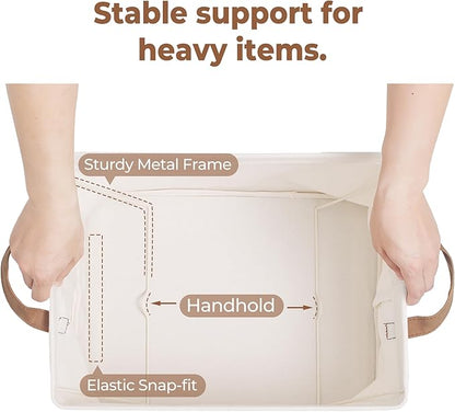 StorageWorks Fabric Storage Bins, Large Storage Baskets - Image 7