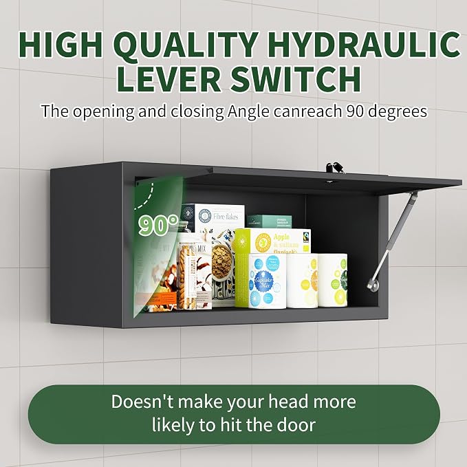 Metal Tool Cabinet, Garage Storage Cabinet System, Wall Cabinet & Locking - Image 6