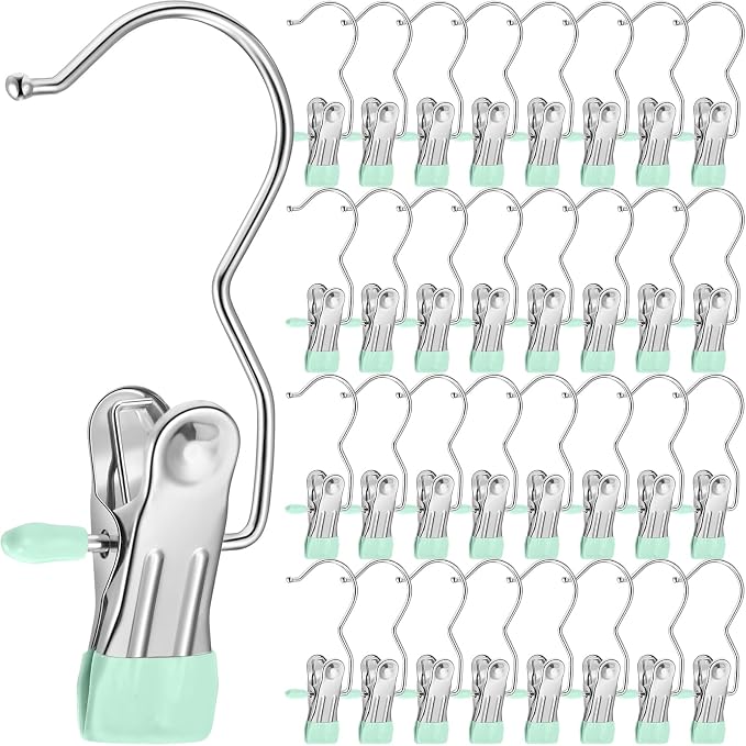 Yinder Boot Hangers Clips Laundry Hooks Hanging Stainless Steel Clothes Pins by Yinder