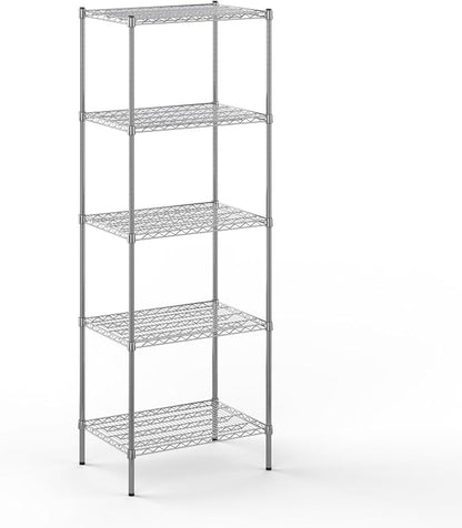 21" Deep x 30" Wide x 86" Height Wire Shelving Kit | 5-Tier | NSF Commercial by Regal+Altair