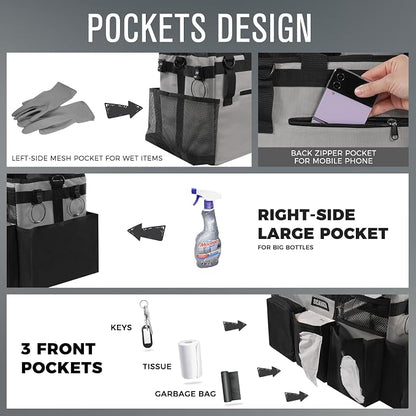 Wearable Cleaning Caddy Bag, Cleaning Caddy Supplies Organizer - Image 2