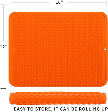 Silicone Dish Drying Mat for Multiple Usage, Easy clean, Eco-friendly, - Image 2