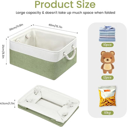 15.7x11.8x8.26 Inch Fabric Large Storage Bins - Image 5