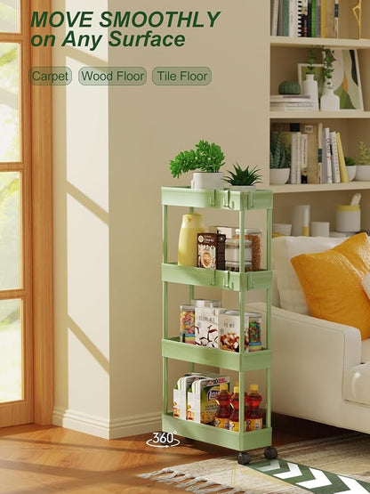 LEHOM 5.1" Slim Storage Cart - Image 7