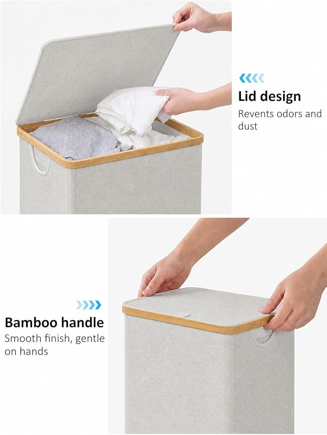 iEGrow 110L Laundry Basket - Image 4