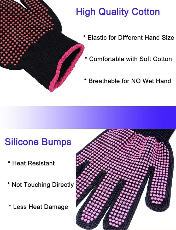 Heat Resistant Glove with Silicone Bump Mat - Image 6