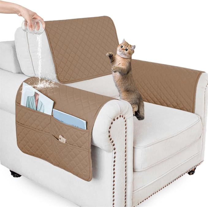 Waterproof Sofa Armrest Cover Headrest Cover by ZGDDPZA