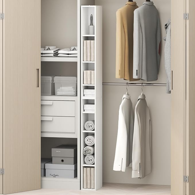 Furinno Fulda 8-Tier Closet Organizers and Storage, Open Shelf, Storage by Furinno-FitsYourSpaceFitsYourBudget