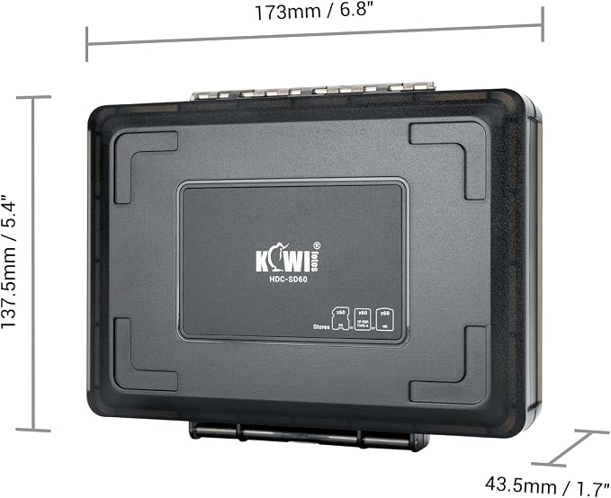 Kiwifotos 60 Slots SD Memory Card Case Holder - Image 9