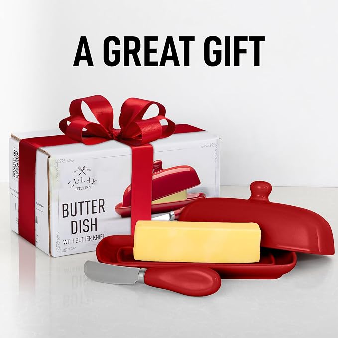 Zulay Kitchen Butter Dish With Lid - Image 5