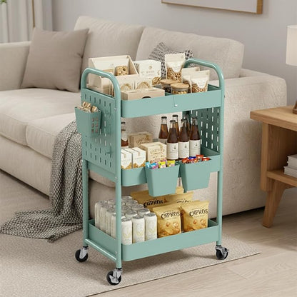 danpinera Rolling Cart, Movable Utility Organizer - Image 7