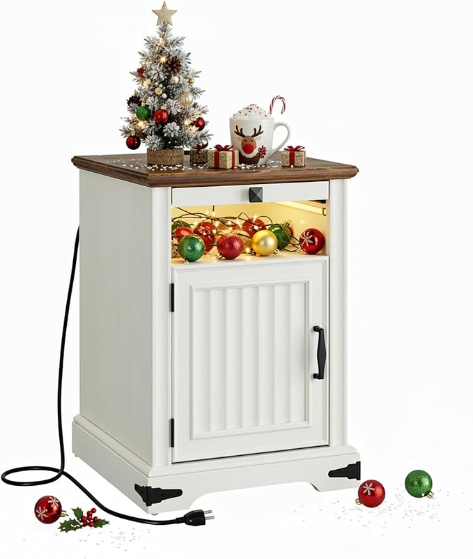 IRONCK Farmhouse Nightstand by IRONCK