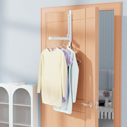 BAKON Over The Door Hanger Folding Clothes Drying Rack, Folding Hanging Coat - Image 9