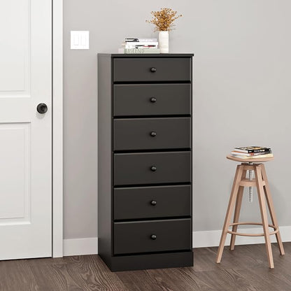 Prepac Astrid Tall Black Dresser - Image 8