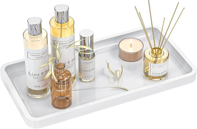 Weenson Bathroom Vanity Tray for Countertop Toiletries Makeup Decor Perfume by Weenson