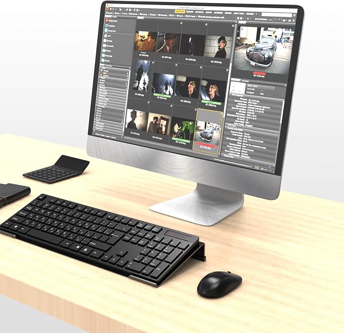 Acrylic Tilted Computer Keyboard Stand - Image 7