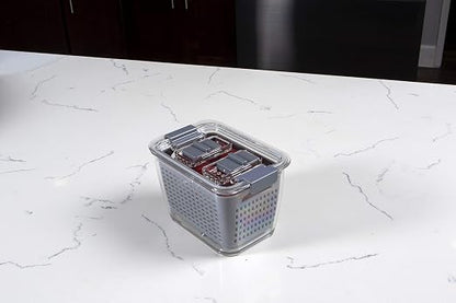Kitchen Spaces Small Colander Stackable Food Storage Bin - Image 3
