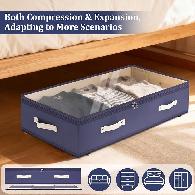 Dolicer 2 Pack Under Bed Storage - Image 9