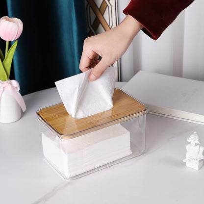 Acrylic Tissue Box, Acrylic Dryer Sheet Holder - Image 2