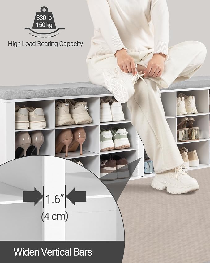 Hzuaneri Shoe Storage Bench - Image 6
