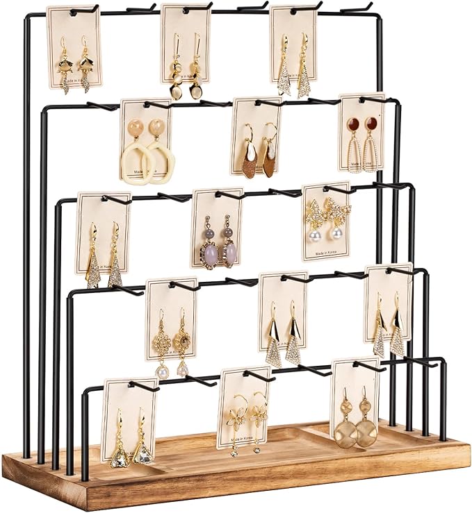 DGWJSU Earring Display Stands for Selling, Earring Rack Display Holder Stand by DGWJSU
